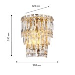 4781-2W, настенный светильник, D120xW210xH260, 2xE14x40W, excluded — изображение 3