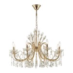 4977/8 HALL ODL23 627 золотой/хрусталь Люстра E14 8*40W VERSIA — изображение 3