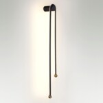 6633/18WL HIGHTECH ODL24 285 металл/черный/акрил Настенный светильник IP20 LED 18W 3000K 220V MEMFI — изображение 3