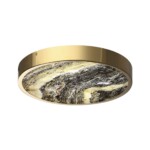 5079/30L L-VISION ODL24 209 зол/серо-бежевый/металл/натур.камень/акрил Настенный светильник с переключ.цветов.темпер. LED 30W 3000К/4000K/6000K BERGI — изображение 5