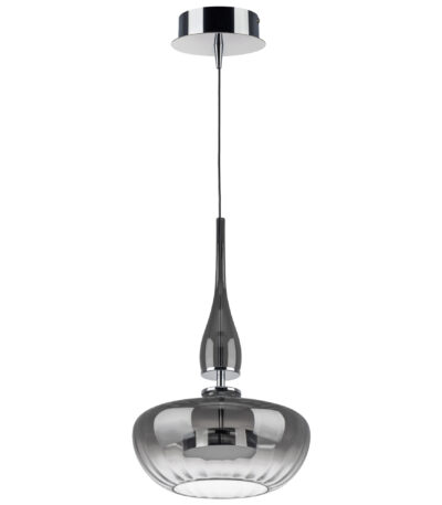 в наличии 804401 Люстра ASTRA LED 12W 580LM ХРОМ/ДЫМЧАТЫЙ 3000K - купить в интернет-магазине Светильники Торг