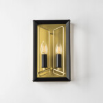 713627 Бра REGOLO 2х40W E14 ЧЕРНЫЙ МАТОВЫЙ/ЗОЛОТО — изображение 6