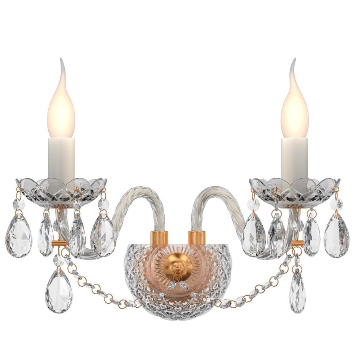 1736-2W, настенный светильник, D230xW450xH300, 2xE14x40W, excluded — изображение 1