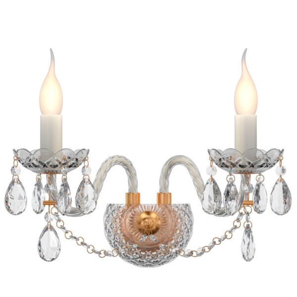 1736-2W, настенный светильник, D230xW450xH300, 2xE14x40W, excluded