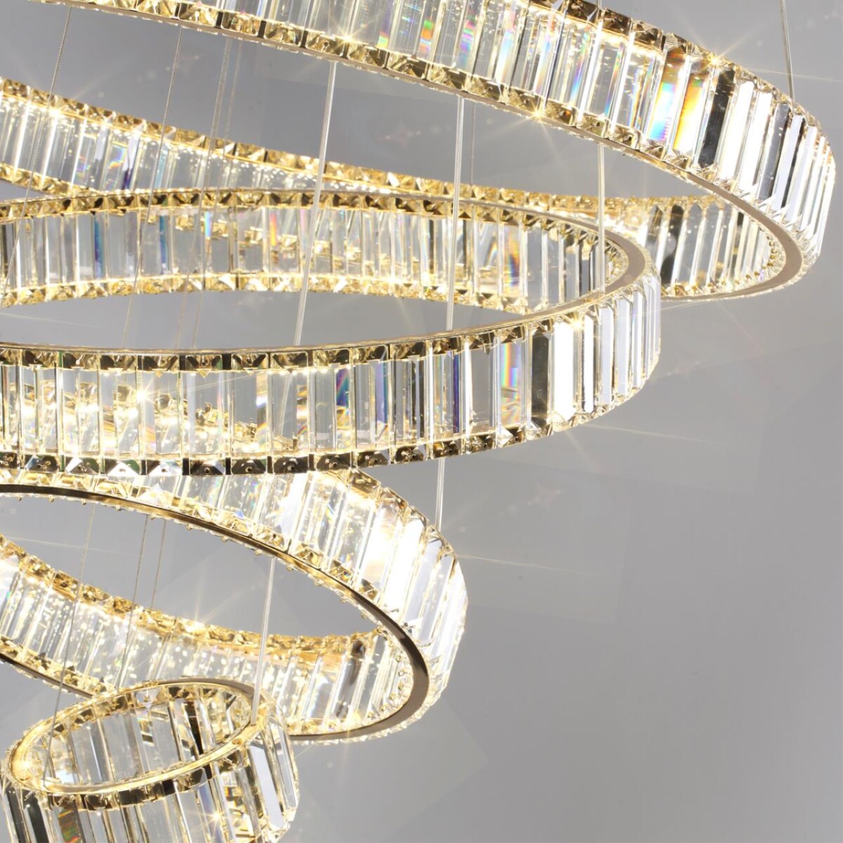 5015/260L L-VISION ODL23 589 золотой/прозрачный металл/хрусталь Люстра LED 260W 4000K 26000Лм VEKIA — изображение 5