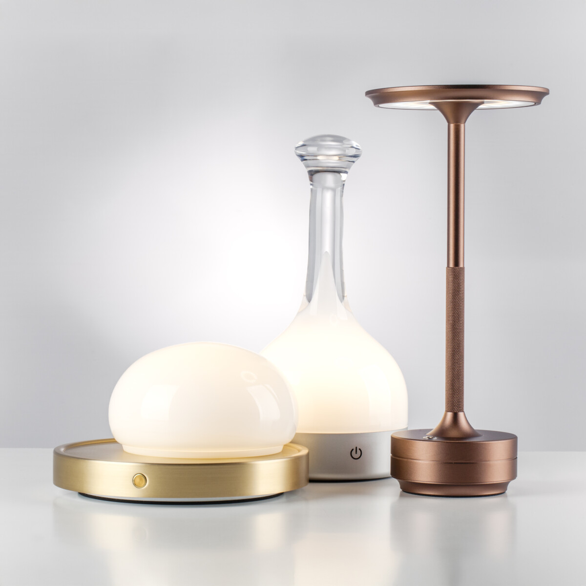 745945 Настольная лампа ALFA LED 3W 300LM АЛЮМИНИЙ/БЕЛЫЙ 3000K — изображение 2