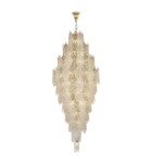 5049/54 HALL (В 3-х КОРОБКАХ) ODL24 611 золото/прозрачный/металл/хрусталь/стекло Люстра E14 54*25W TEARS — изображение 2