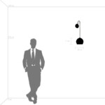 729611 Бра SFERICO 1х40W E27 ЛАТУНЬ/ПРОЗРАЧНЫЙ — изображение 2