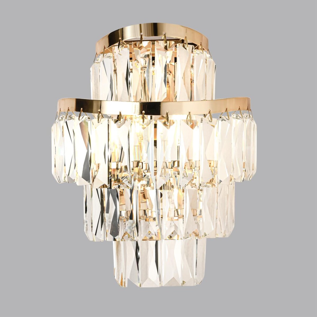 5073/2W HALL ODL24 605 золото/прозрачный/металл/хрусталь Бра E14 2*40W WAYTA — изображение 3