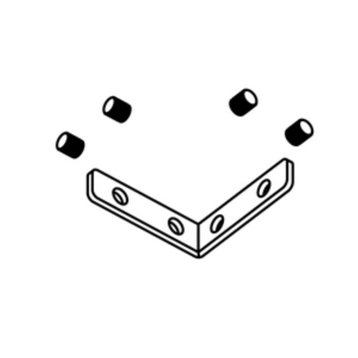 1014-CU-001, коннектор (соединитель) угловой — изображение 1