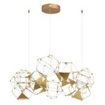 5086/56L L-VISION ODL25 291 античная бронза/металл Люстра LED 56W 4000K 3360Лм TRELLIS — изображение 5