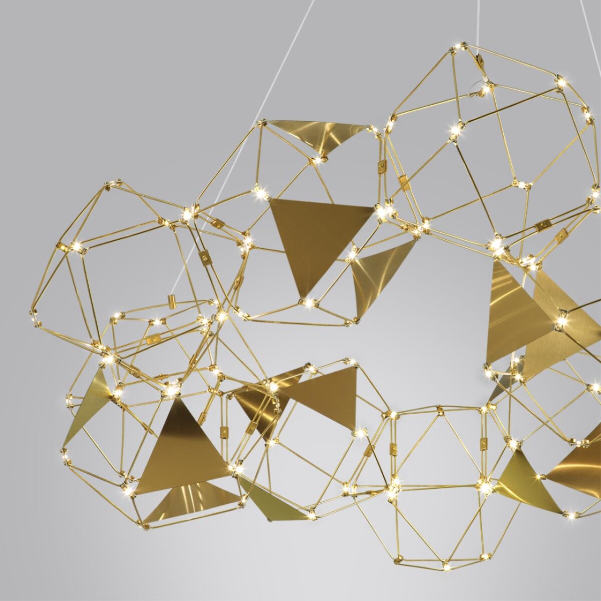 5086/56L L-VISION ODL25 291 античная бронза/металл Люстра LED 56W 4000K 3360Лм TRELLIS — изображение 6