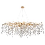 4969/14 HALL ODL24 613 античн.бронза/алюмин./хрусталь Люстра G9 14*40W DELICA — изображение 3