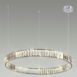 4930/45L L-VISION ODL24 591 хром/прозрачный металл/хрусталь Люстра LED 45W 4000K 5350Лм VEKIA — изображение 4