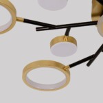 4686-13C, потолочный светильник, D880xH80, LEDx140W/70W/70W, 7540/3840/3750LM, 4000/6500/3500K, included, remote control — изображение 9