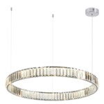 4930/45L L-VISION ODL24 591 хром/прозрачный металл/хрусталь Люстра LED 45W 4000K 5350Лм VEKIA — изображение 3