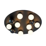 4693-8C, потолочный светильник, D430xH90, LEDx40W, 3900LM, 3000-6000K, included, remote control