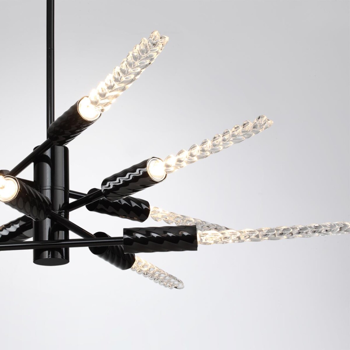 5459/28L L-VISION ODL_EX26 041 черный глянцевый/прозрачн./металл/стекло Люстра LED 28W (10*2.8W) 3000K 1260Лм KOLOS — изображение 7