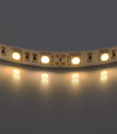 в наличии 400052 Лента 5050LED 12V 14.4W/m 60LED/m 10-12lm/LED IP20 2700K-3000K 200m/box ТЕПЛЫЙ БЕЛЫЙ СВЕТ - купить в интернет-магазине Светильники Торг