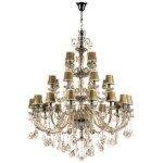 715287 5 КОР!!! Люстра NATIVO 28x40W E14 КОНЬЯК