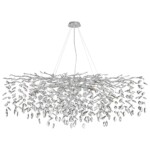 4970/14 HALL ODL24 615 матов.серебристый/алюмин./хрусталь Люстра G9 14*40W DELICA