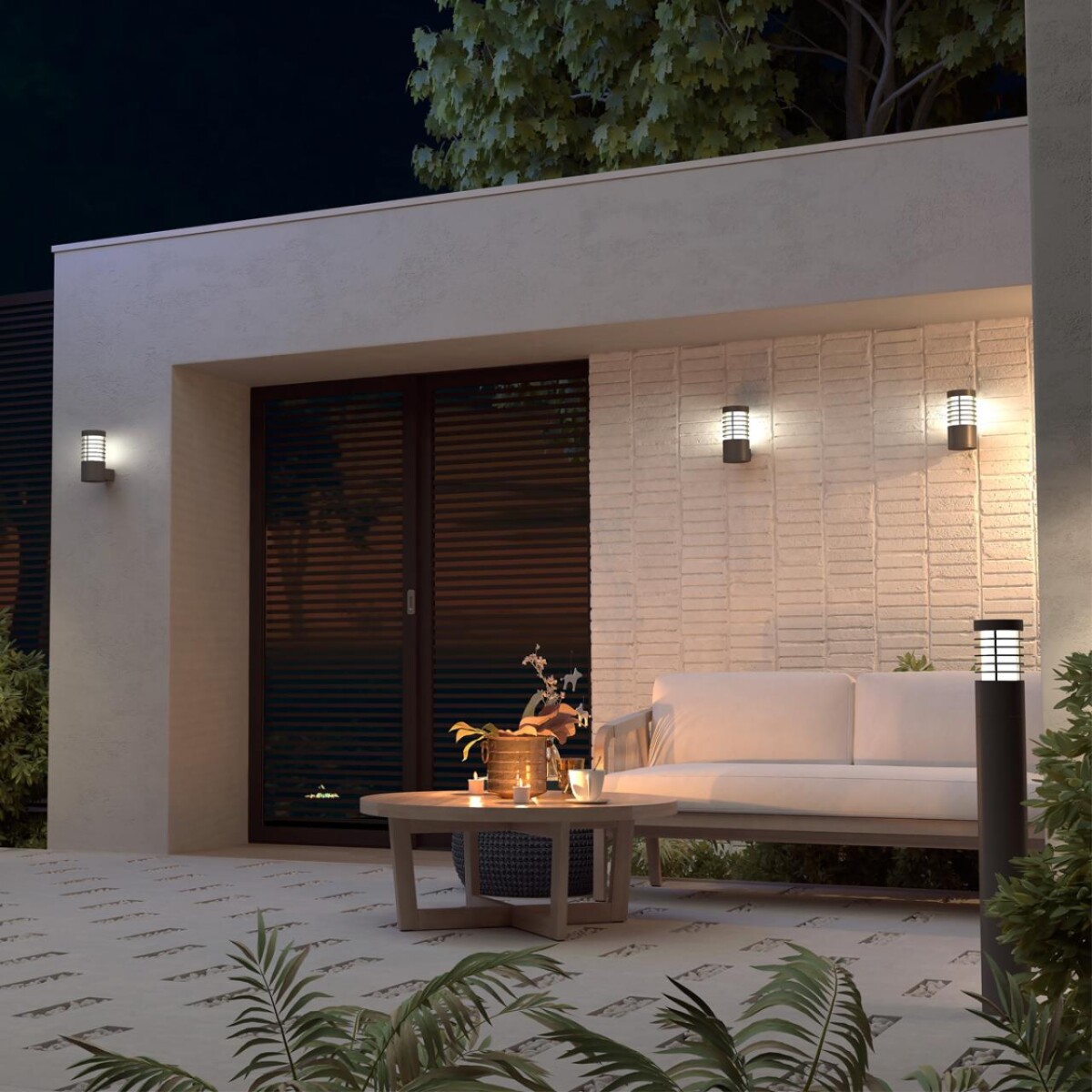 370950 STREET NT23 662 темно-серый Светильник ландшафтный IP54 E27 15W 220-240V COVER — изображение 1