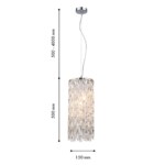 4723-4P, подвес, D200xH500/4000, 4xE14x40W, excluded — изображение 3