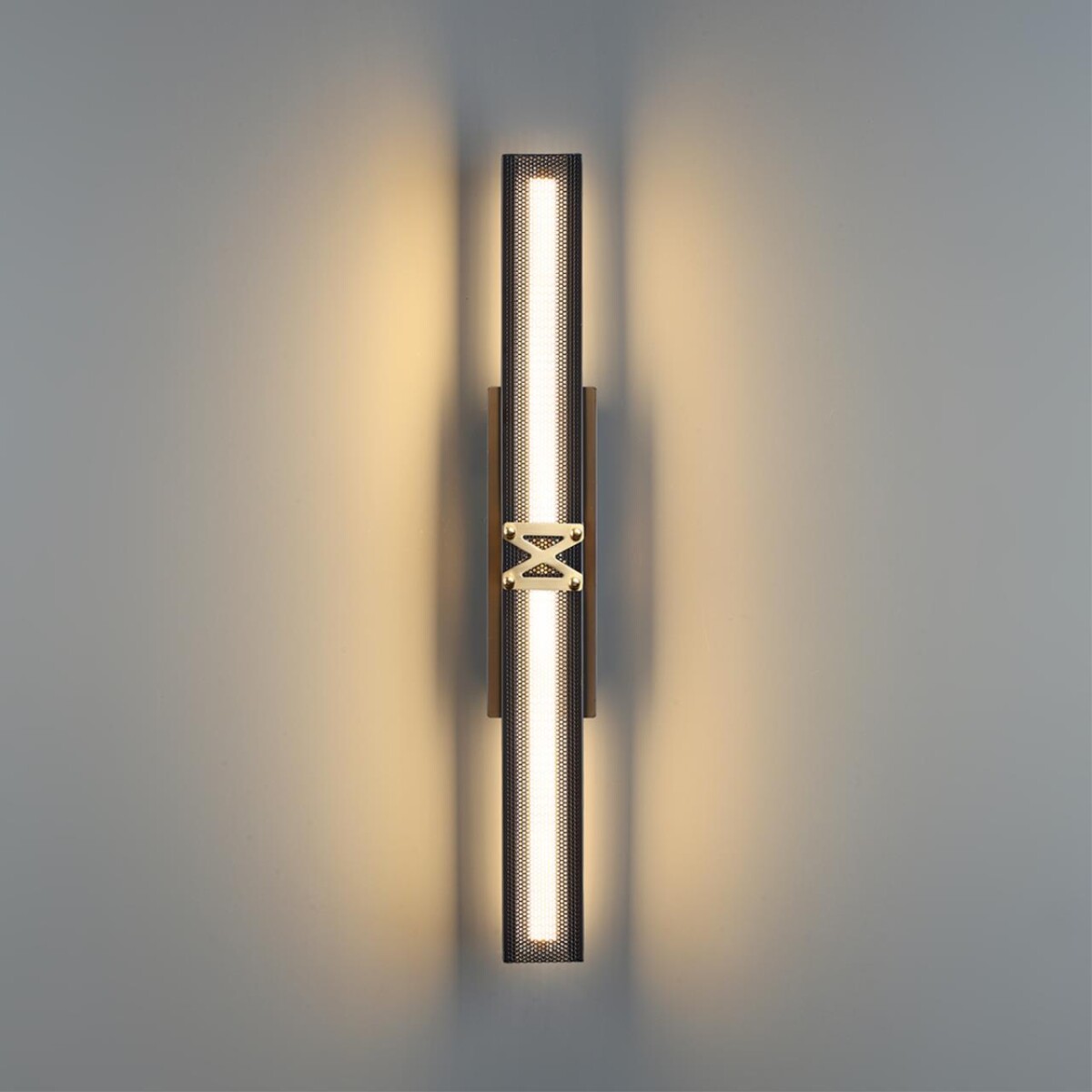 7083/20L L-VISION ODL25 000 Подвесной светильник черный/золото/ металл/акрил IP20 LED 20W 3000K 220V MESH — изображение 4