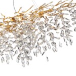 4969/14 HALL ODL24 613 античн.бронза/алюмин./хрусталь Люстра G9 14*40W DELICA — изображение 5