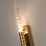 5449/4WL L-VISION ODL_EX26 039 сатинированн.латунь/прозрачн./металл/стекло Настенный светильник LED 4W 3000K 145Лм KOLOS — изображение 6