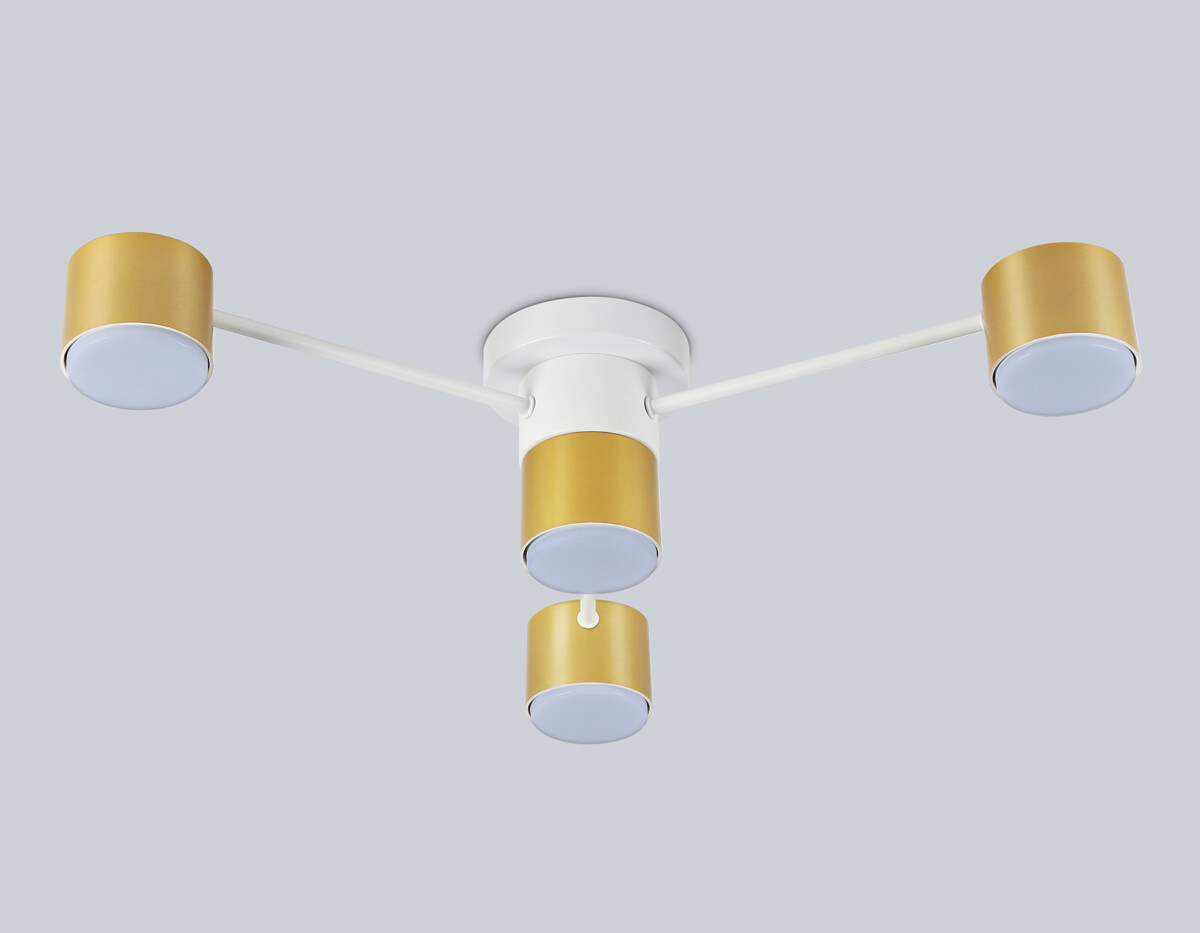 FL51720/4 WH/GD белый/золото GX53/4 max 12W 645*135 — изображение 4