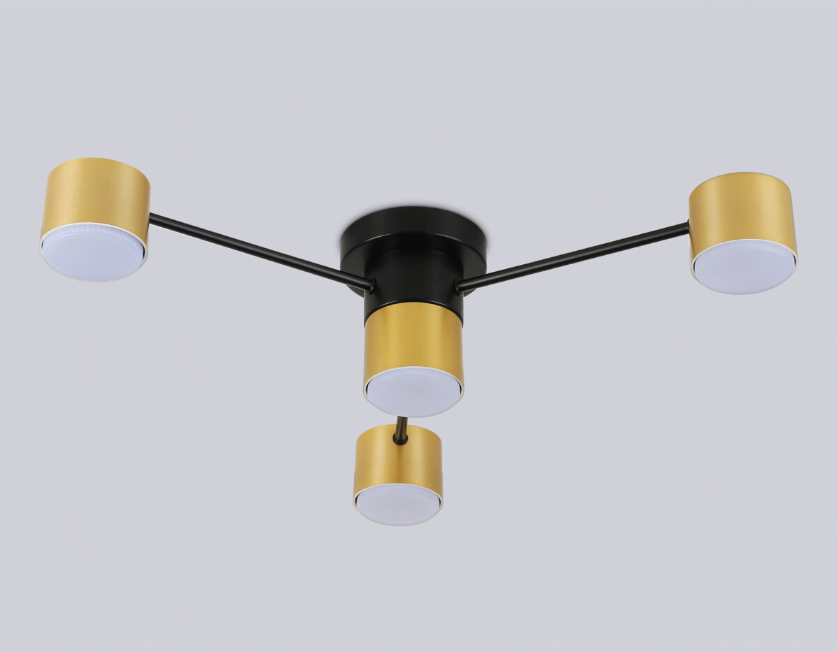 FL51722/4 BK/GD черный/золото GX53/4 max 12W 645*135 — изображение 4