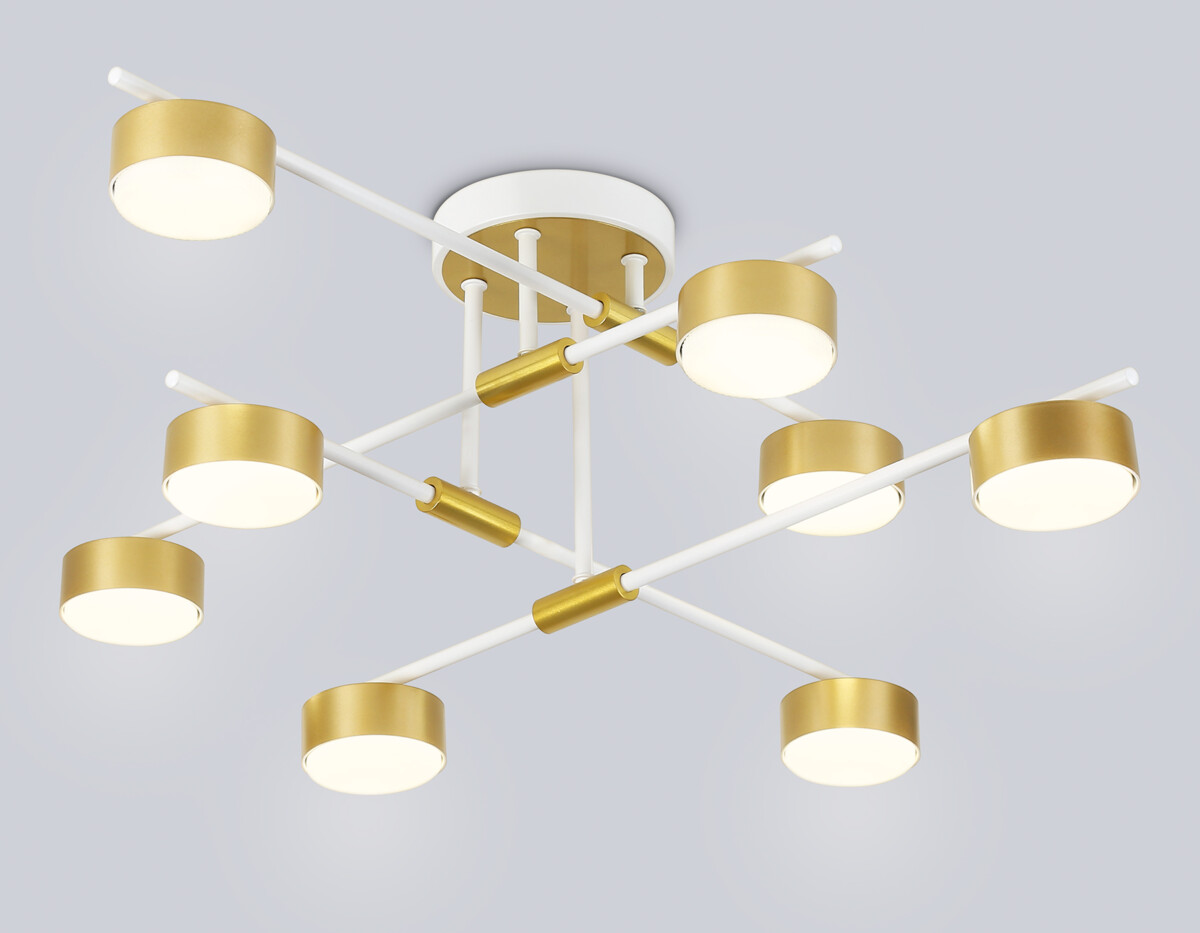 FL51751/8 WH/GD белый/золото GX53/8 max 12W 720*720*245 — изображение 1