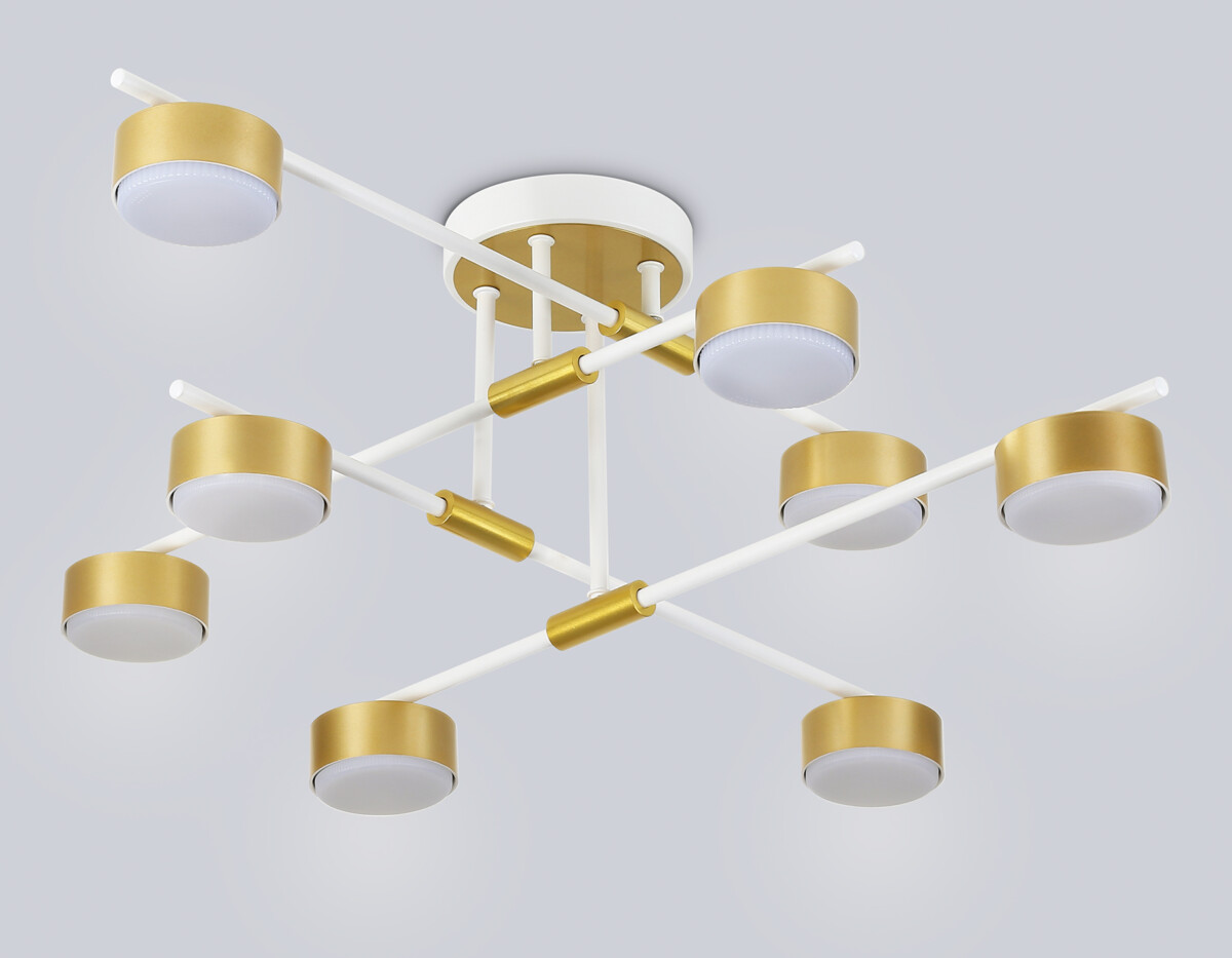 FL51751/8 WH/GD белый/золото GX53/8 max 12W 720*720*245 — изображение 4