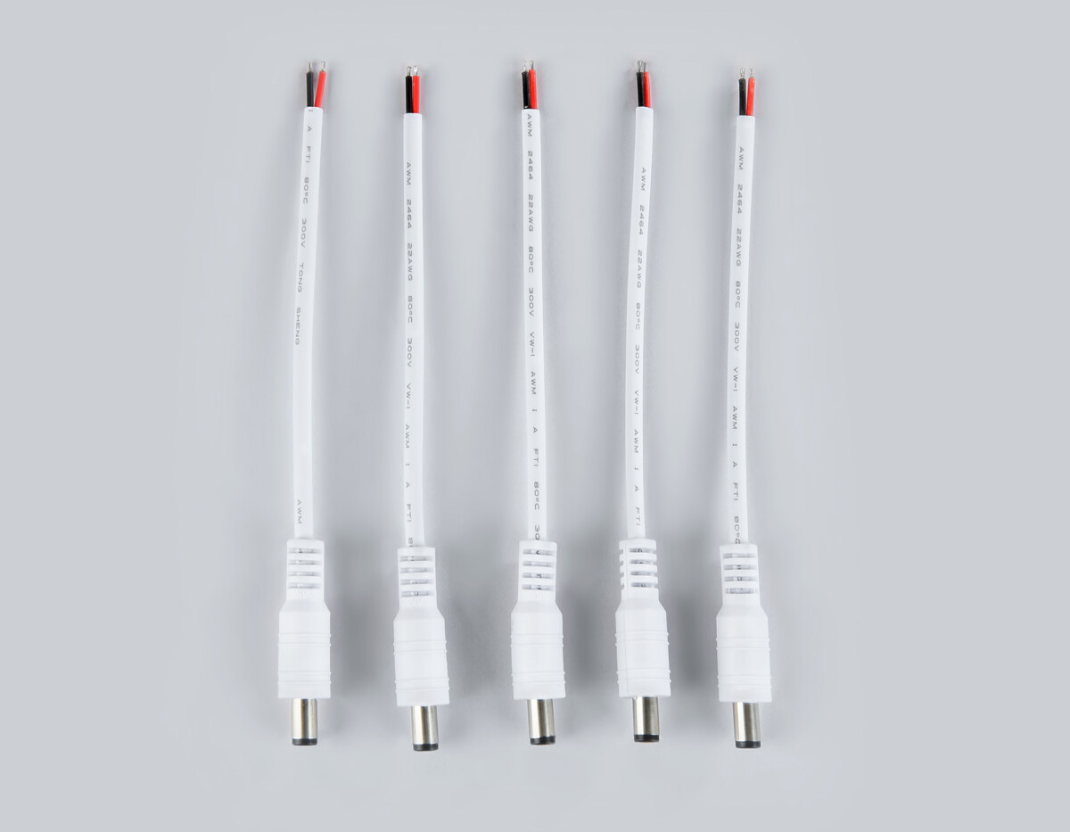 GS7951 соединитель проводной 2,1*5,5 мм папа (5шт) — изображение 1