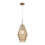 SL1001.203.01 Подвес ST-Luce Латунь/Коньячный E27 1*40W REXITE — изображение 3