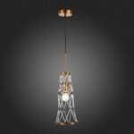 SL1016.203.01 Светильник подвесной ST-Luce Золотистый/Золотистый, Прозрачный E27 1*60W NARRIO — изображение 2