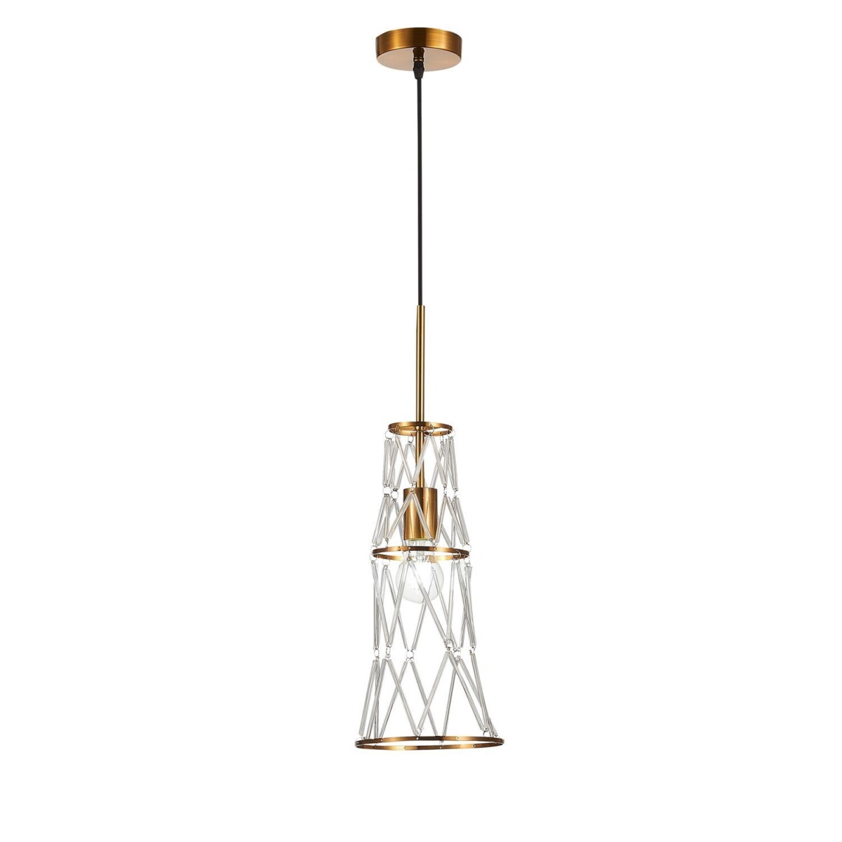 SL1016.203.01 Светильник подвесной ST-Luce Золотистый/Золотистый, Прозрачный E27 1*60W NARRIO — изображение 3