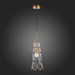 SL1016.203.01 Светильник подвесной ST-Luce Золотистый/Золотистый, Прозрачный E27 1*60W NARRIO — изображение 5