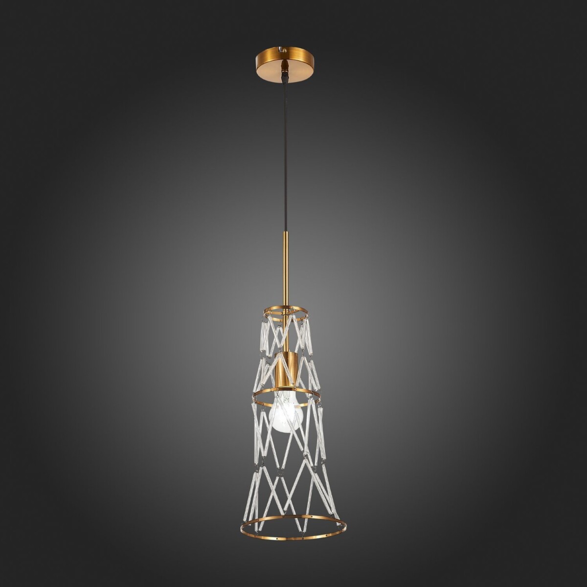 SL1016.203.01 Светильник подвесной ST-Luce Золотистый/Золотистый, Прозрачный E27 1*60W NARRIO — изображение 8