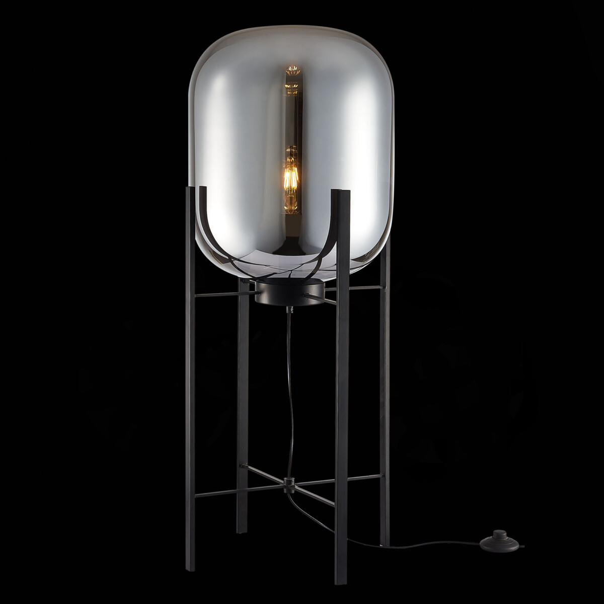 SL1050.715.01_01B SL1050.715.01 Торшер ST-Luce Черный/Дымчатый E27 1*40W BURASCA — изображение 1