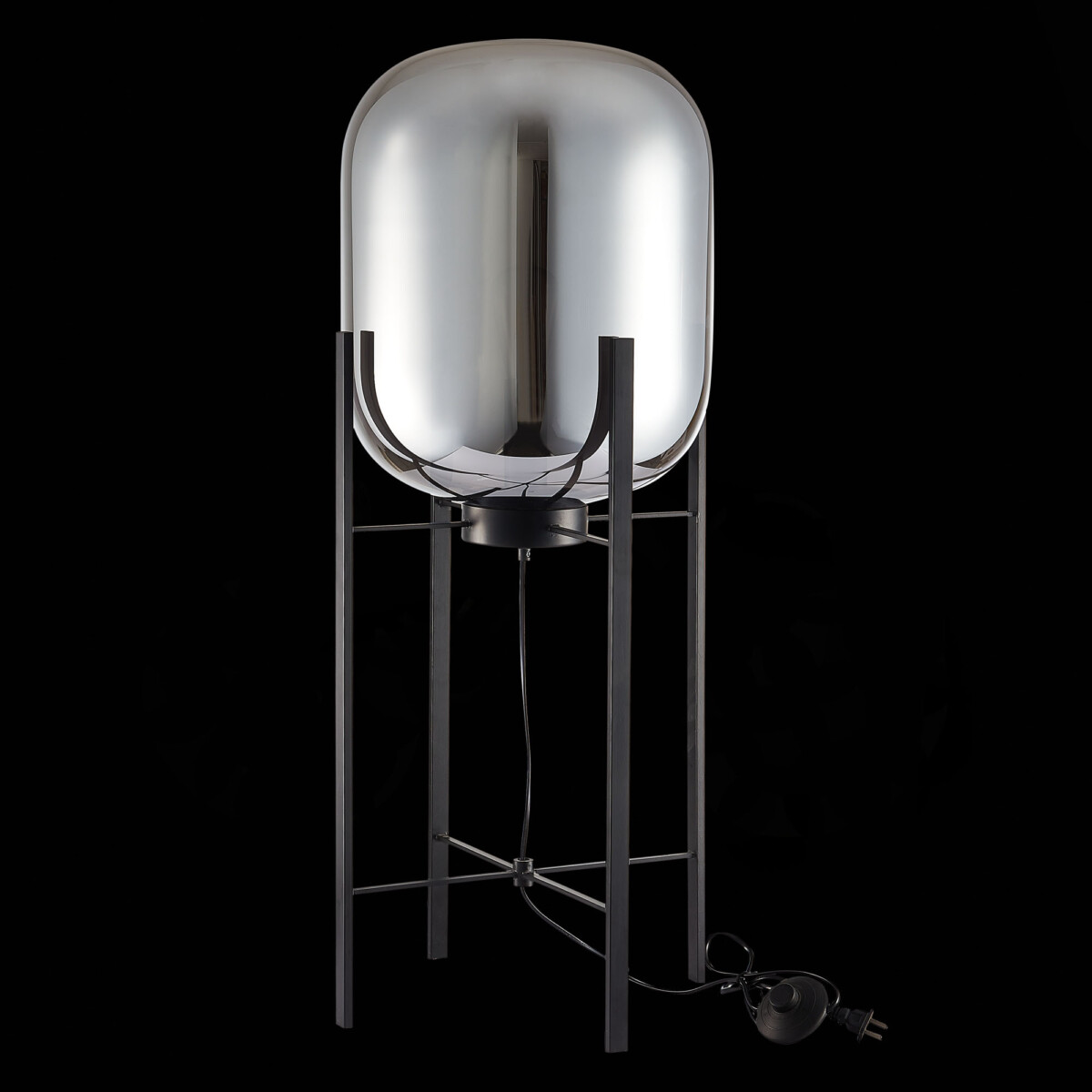 SL1050.715.01 Торшер ST-Luce Черный/Дымчатый E27 1*40W BURASCA — изображение 4