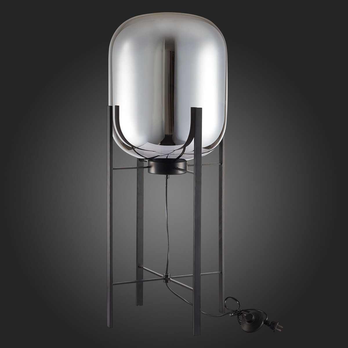 SL1050.715.01 Торшер ST-Luce Черный/Дымчатый E27 1*40W BURASCA — изображение 5