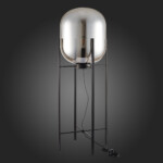 SL1050.725.01 Торшер ST-Luce Черный/Дымчатый E27 1*40W (из 2-х коробок) BURASCA — изображение 5