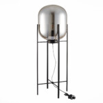 SL1050.725.01 Торшер ST-Luce Черный/Дымчатый E27 1*40W (из 2-х коробок) BURASCA — изображение 6