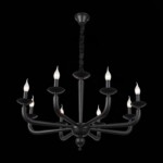 SL1114.403.08 Люстра подвесная ST-Luce Черный E14 8*40W FORTEZA — изображение 4