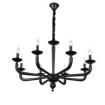 SL1114.403.08 Люстра подвесная ST-Luce Черный E14 8*40W FORTEZA — изображение 6