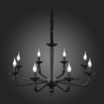 SL1114.403.08 Люстра подвесная ST-Luce Черный E14 8*40W FORTEZA — изображение 8