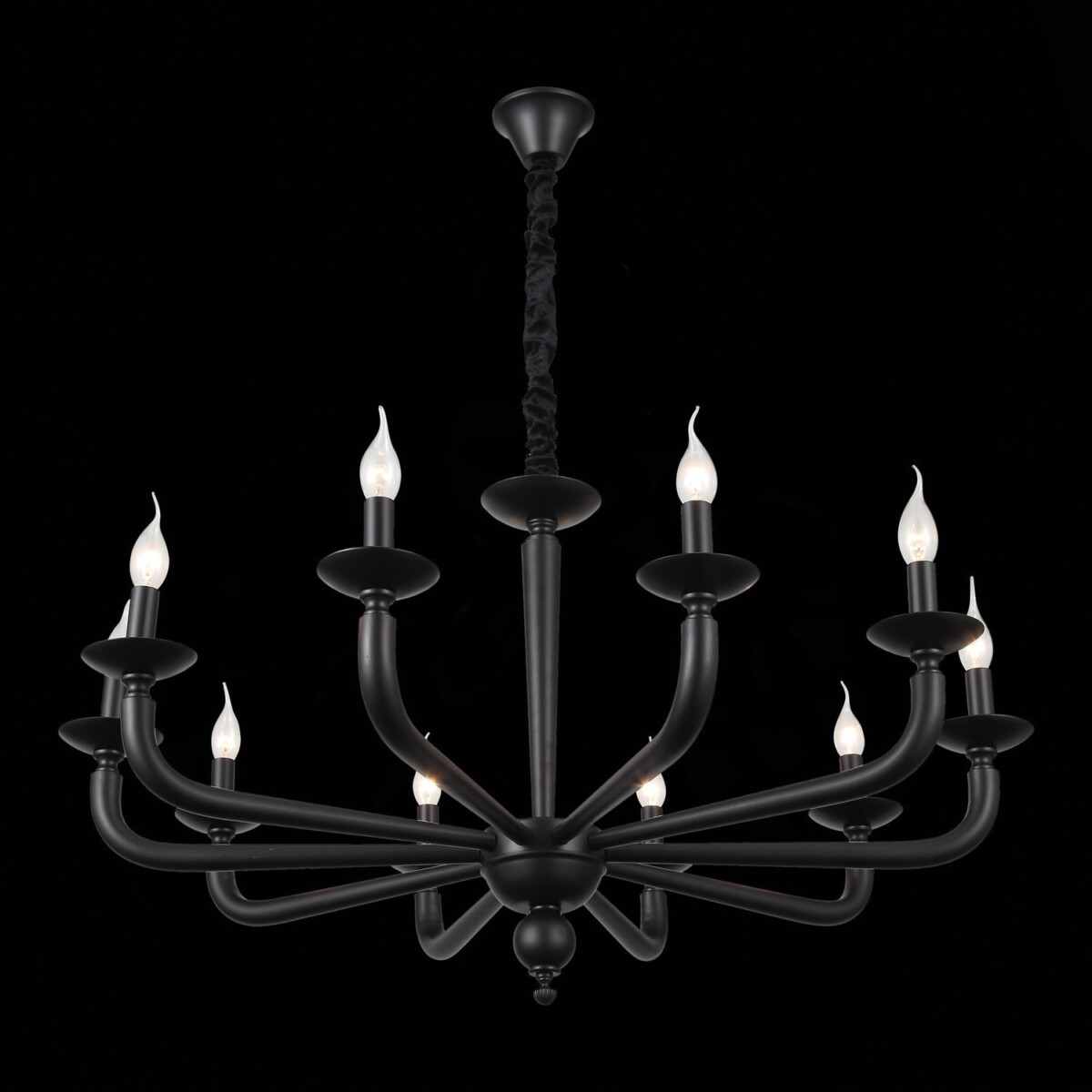 SL1114.403.10 Люстра подвесная ST-Luce Черный E14 10*40W FORTEZA — изображение 4