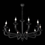 SL1114.403.10 Люстра подвесная ST-Luce Черный E14 10*40W FORTEZA — изображение 4